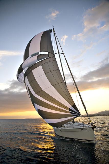 sailboat with 4 sails